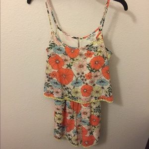 Floral print Romper